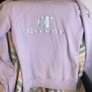 Lavender champions hoodie
